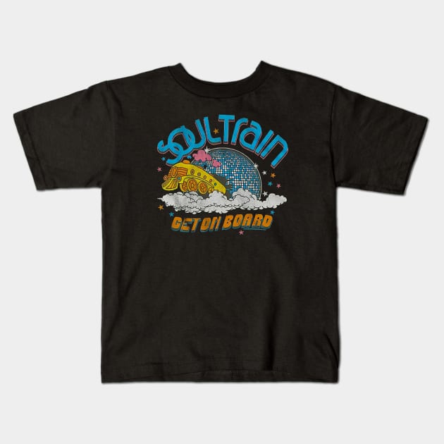 soul train Kids T-Shirt by ThePuKiman